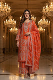 Premium Pure Chinon Orange Gota Patti Work Sharara Suit Set